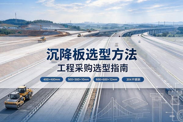 东兰沉降板选择方法