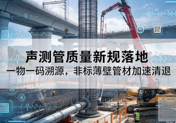 东兰声测管质量新规落地，一物一码溯源，非标薄壁管材加速清退