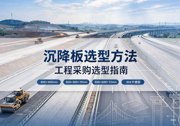 东兰沉降板选择方法